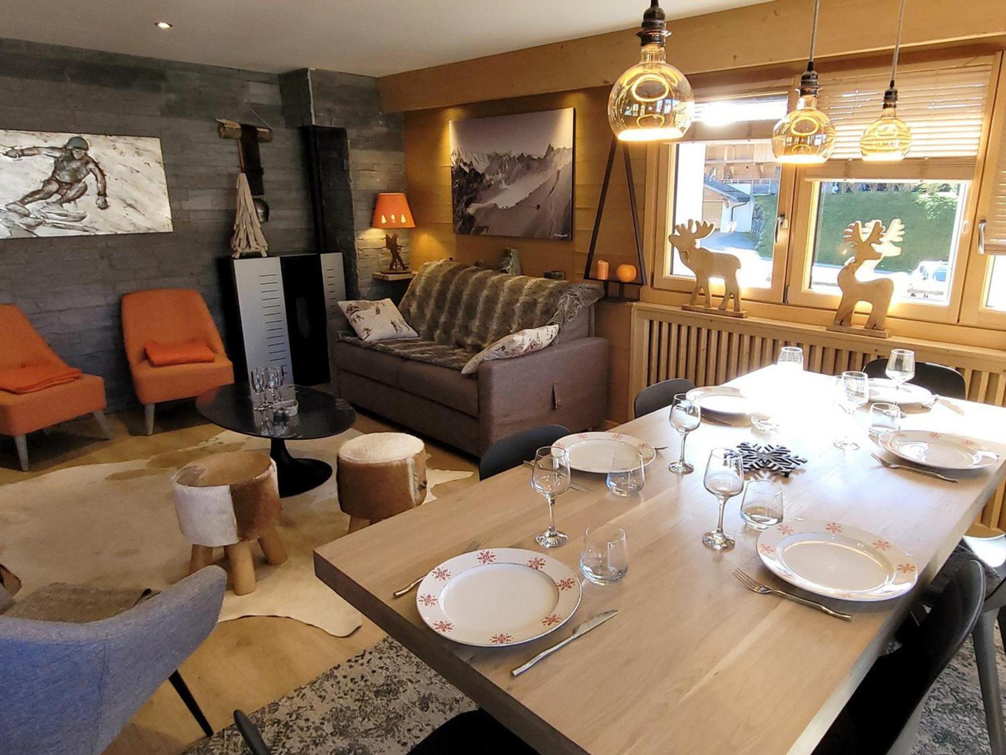 Appartement T3 Renove, Centre Les Gets, Proche Pistes, 6 Pers, Balcon, Parking, Equipements Complets - Fr-1-598-30 外观 照片
